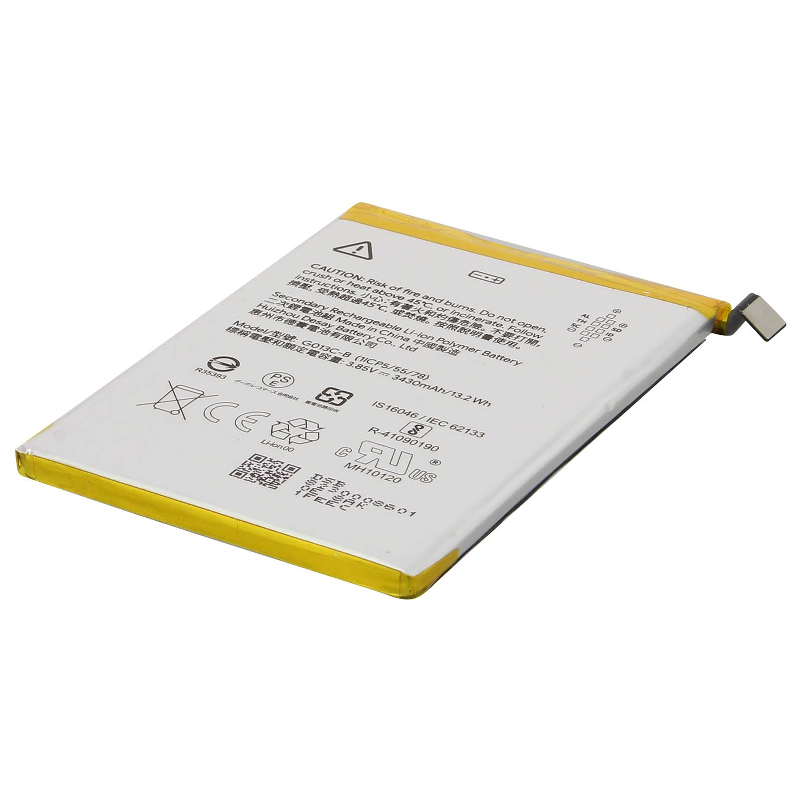 CLAPPIO Google G013C-B 3430 mAh Akku Akkus BAT-OEM-PX3XL