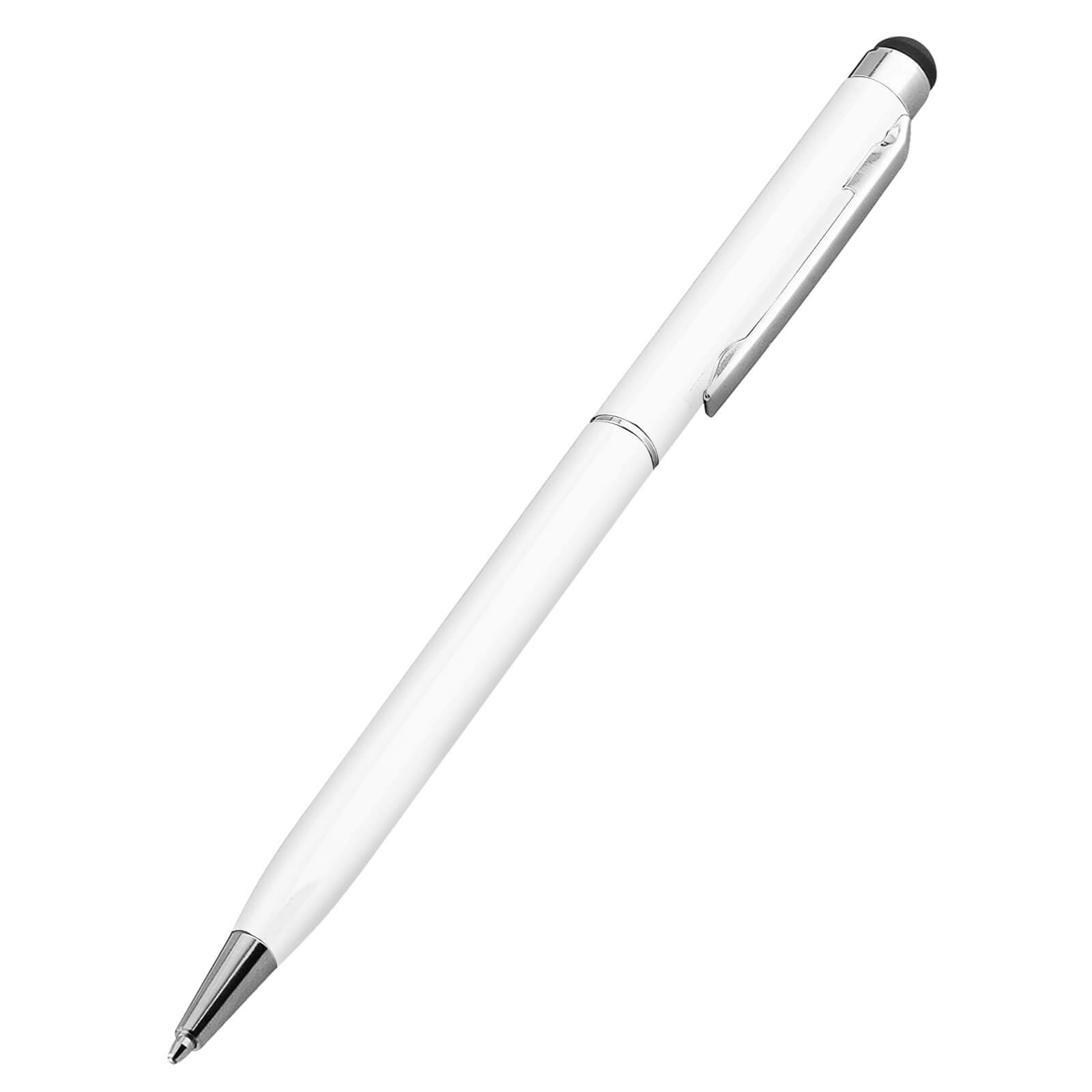 AVIZAR 2-in-1 Eingabestift / Eingabestifte Kugelschreiber Weiß