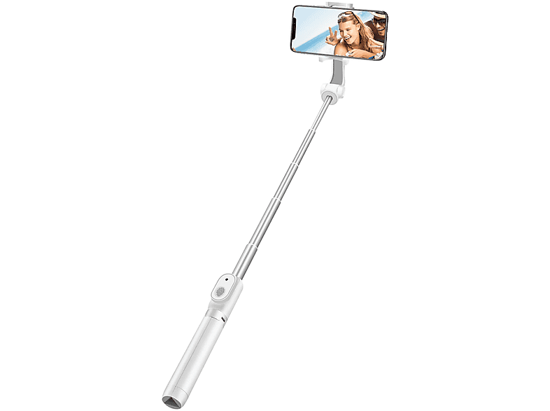 LINQ 2-in-1 Bluetooth Stativ Selfie-Sticks Weiß