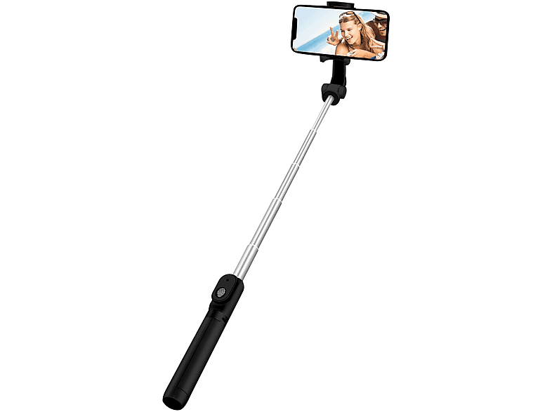 LINQ 2-in-1 Bluetooth Stativ Selfie-Sticks Schwarz