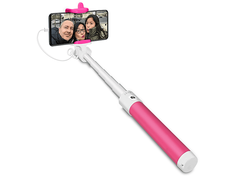 LINQ USB-C Selfie Stick Rosa Selfie-Sticks