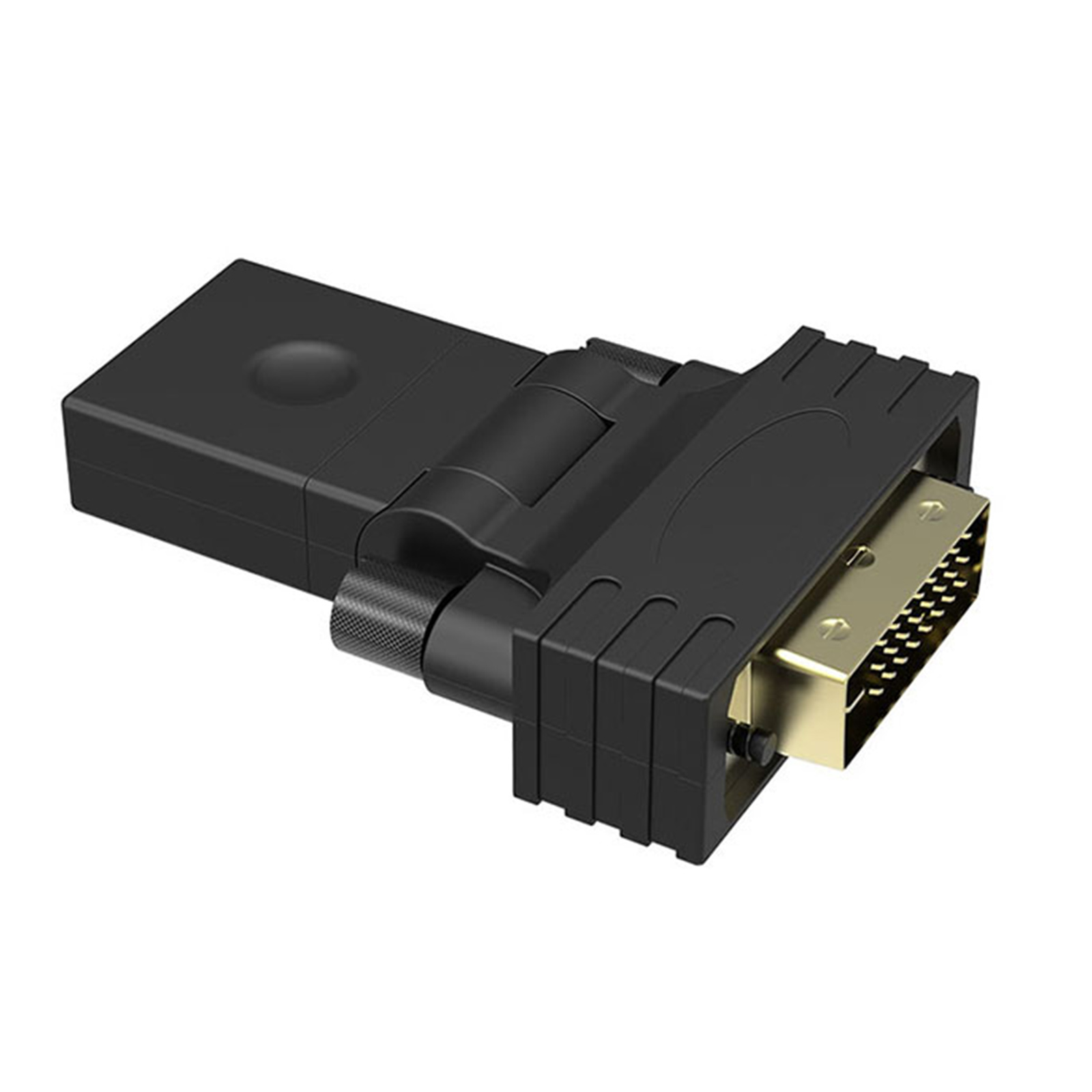 Adattatore SCART a HDMI nero.