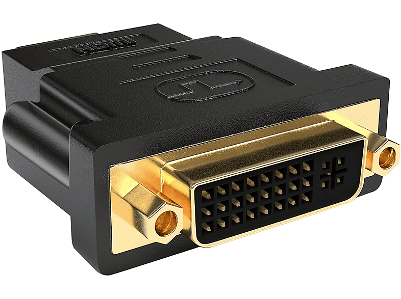 HDMI Videoadapter AVIZAR DVI Videoadapter Schwarz Universal, /