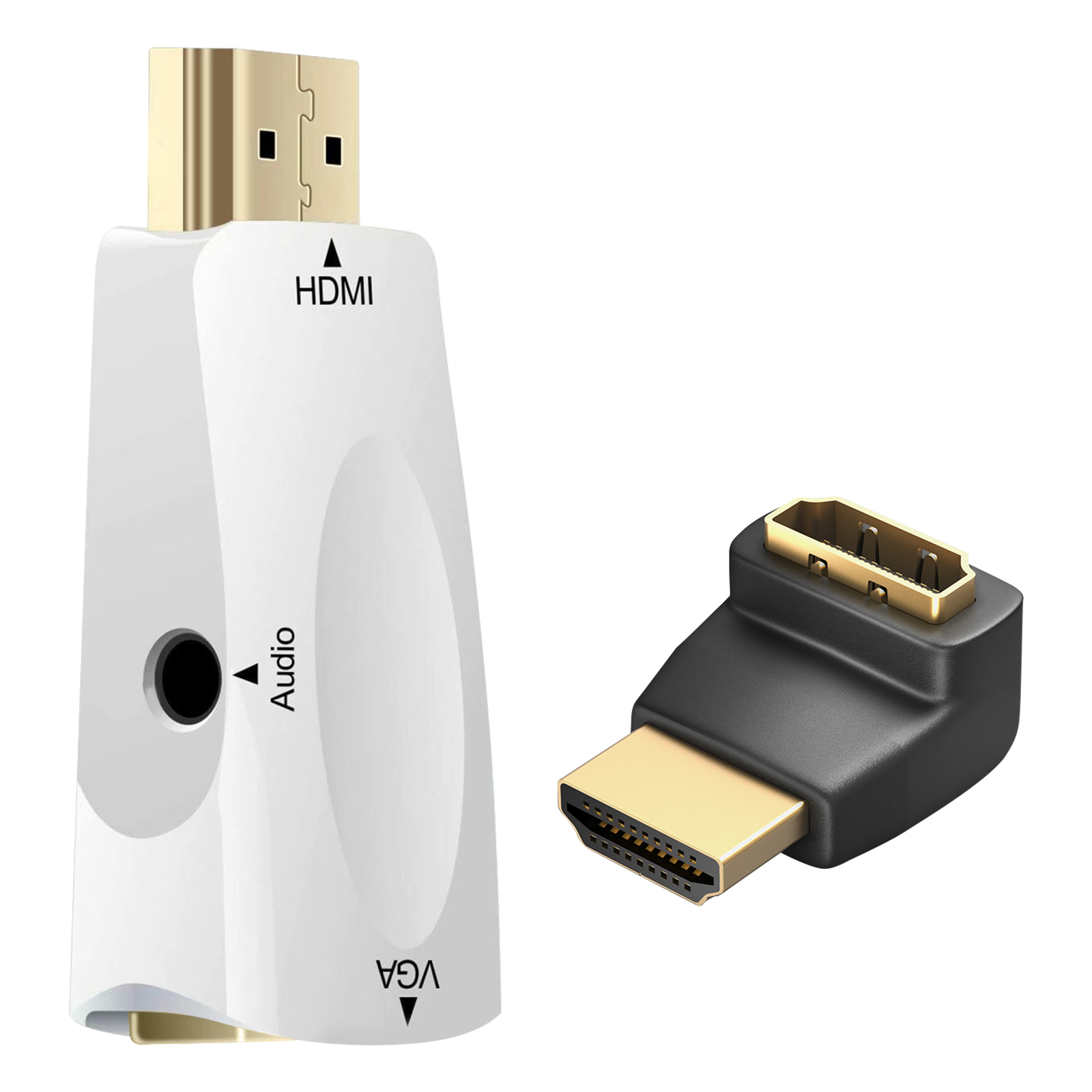 AVIZAR HDMI / VGA Universal, Videoadapter Audio-Konverter Schwarz
