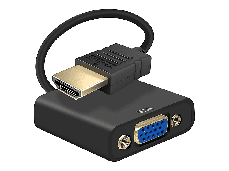 AVIZAR HDMI / VGA Adapter USBHub Schwarz MediaMarkt