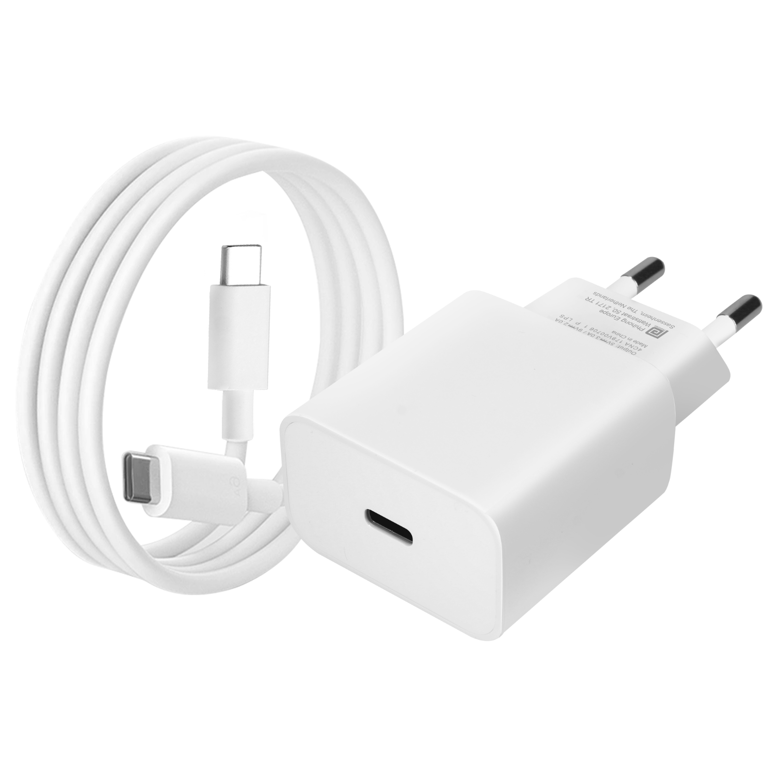 GOOGLE Weiß + Google, USB-C USB-C 18W Netzteile Ladekabel