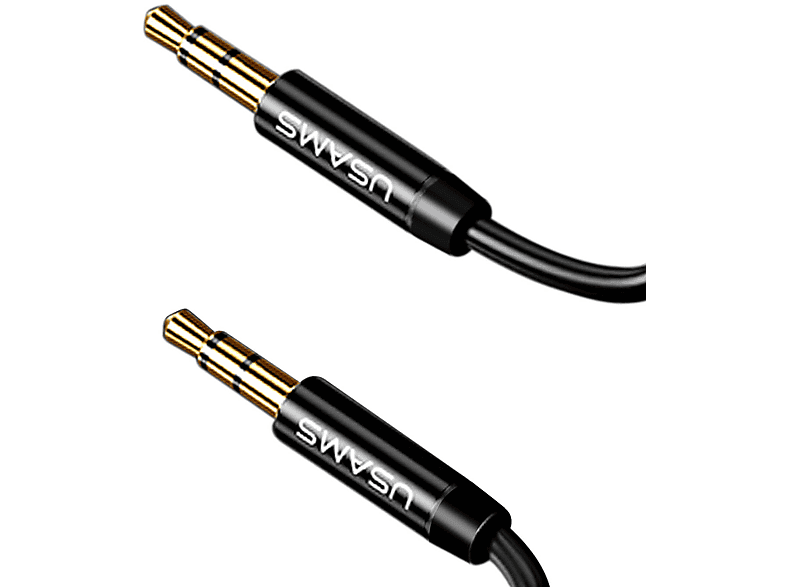 Audiokabel / USAMS m 3.5mm 1.2m, Stecker 1,2 Stecker Audiokabel,