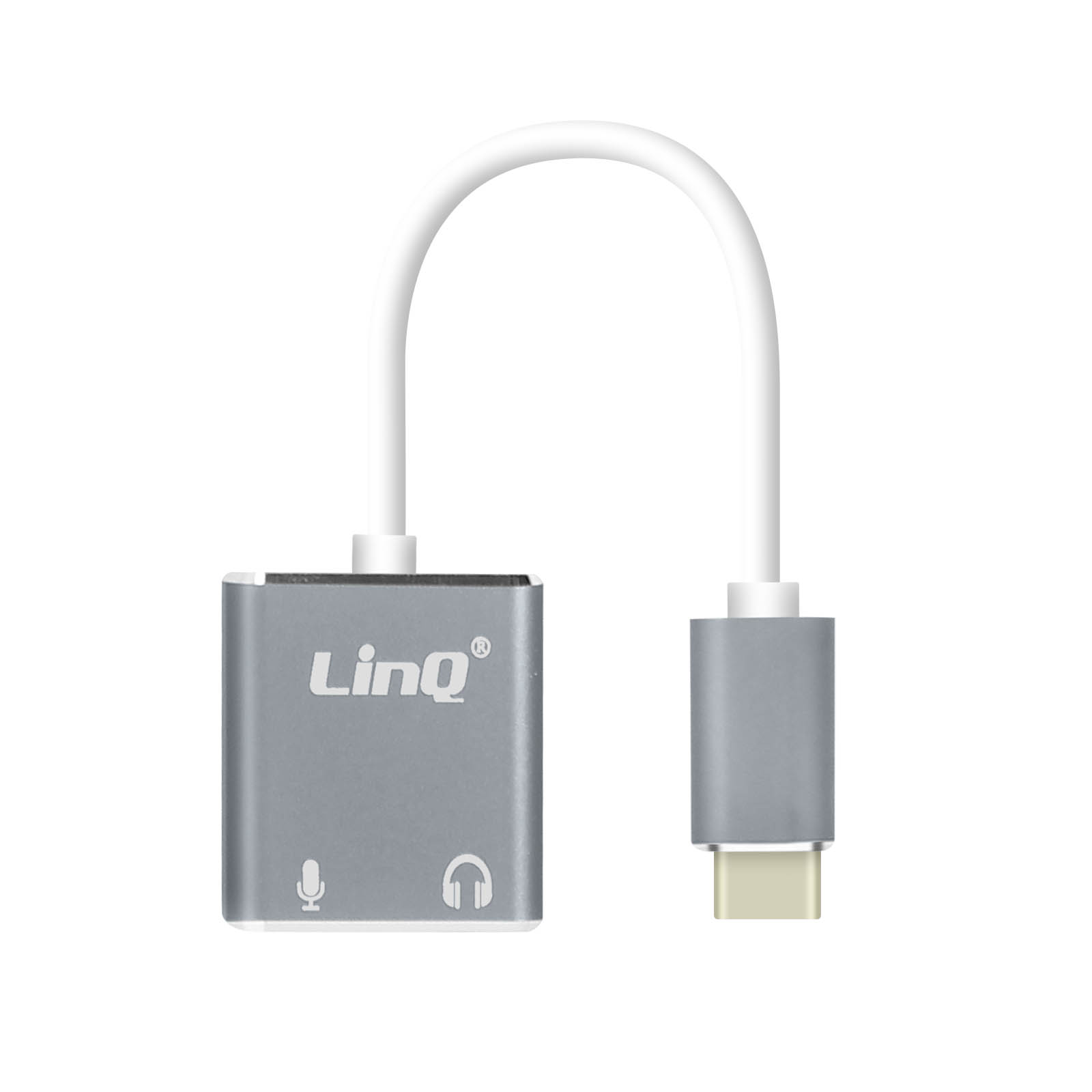 LINQ USB-C / 3.5mm Audioanschlussadapter Micro- + Klinkenadapter