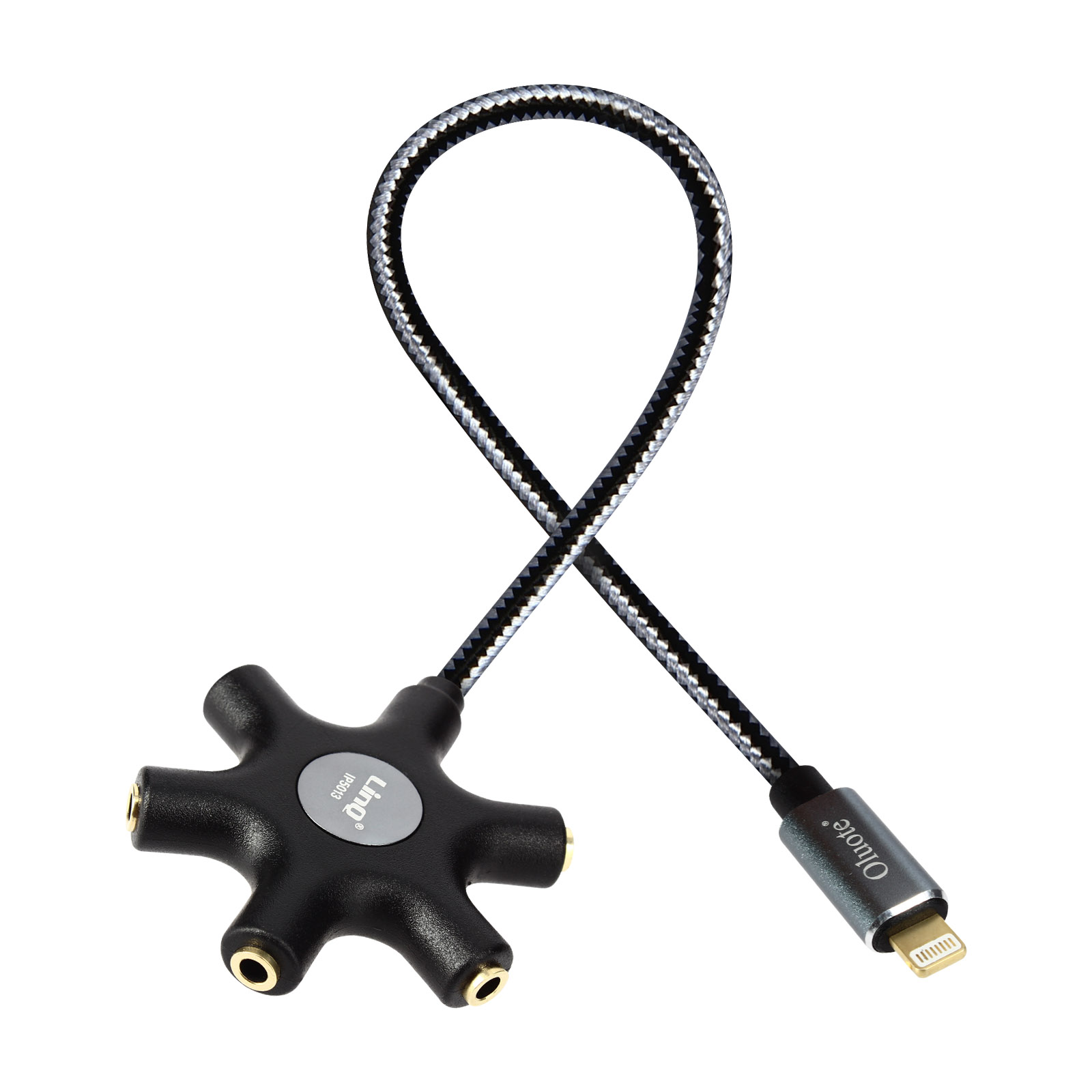 Lightning Kopfhöreranschluss, Audiokabel LINQ auf 5x 30cm, 3.5mm