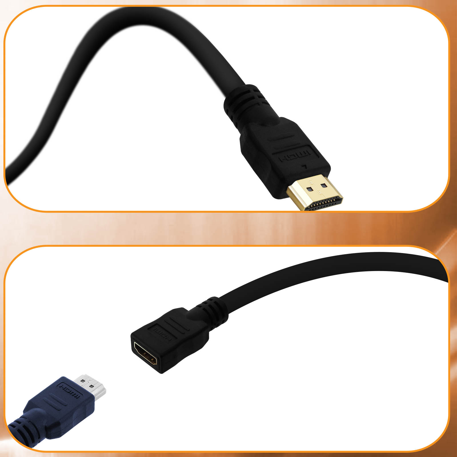 HDMI HDMI Verlängerungskabel, m Kabel, LINQ 1,5