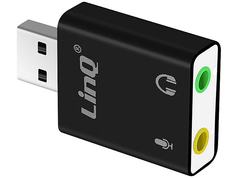 LINQ Externe USB 3.5mm Klinken-Soundkarte, Externe Soundkarten