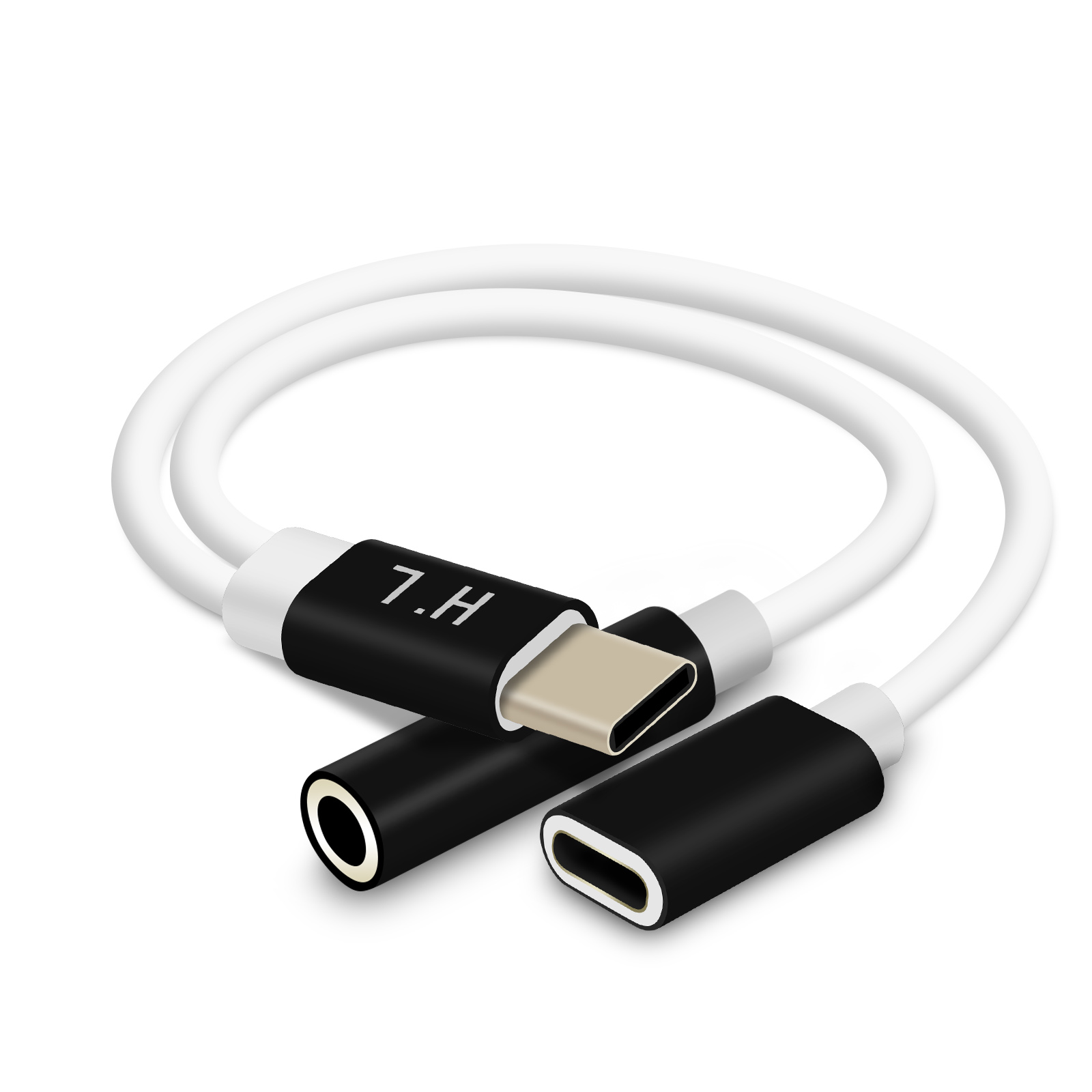 AVIZAR USB-C Audio-&Ladeadapter, Audioanschlussadapter