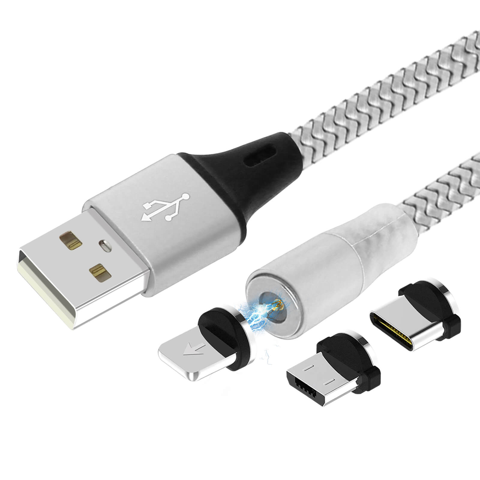 3-in-1 Magnetisches AVIZAR Kabel USB-Kabel