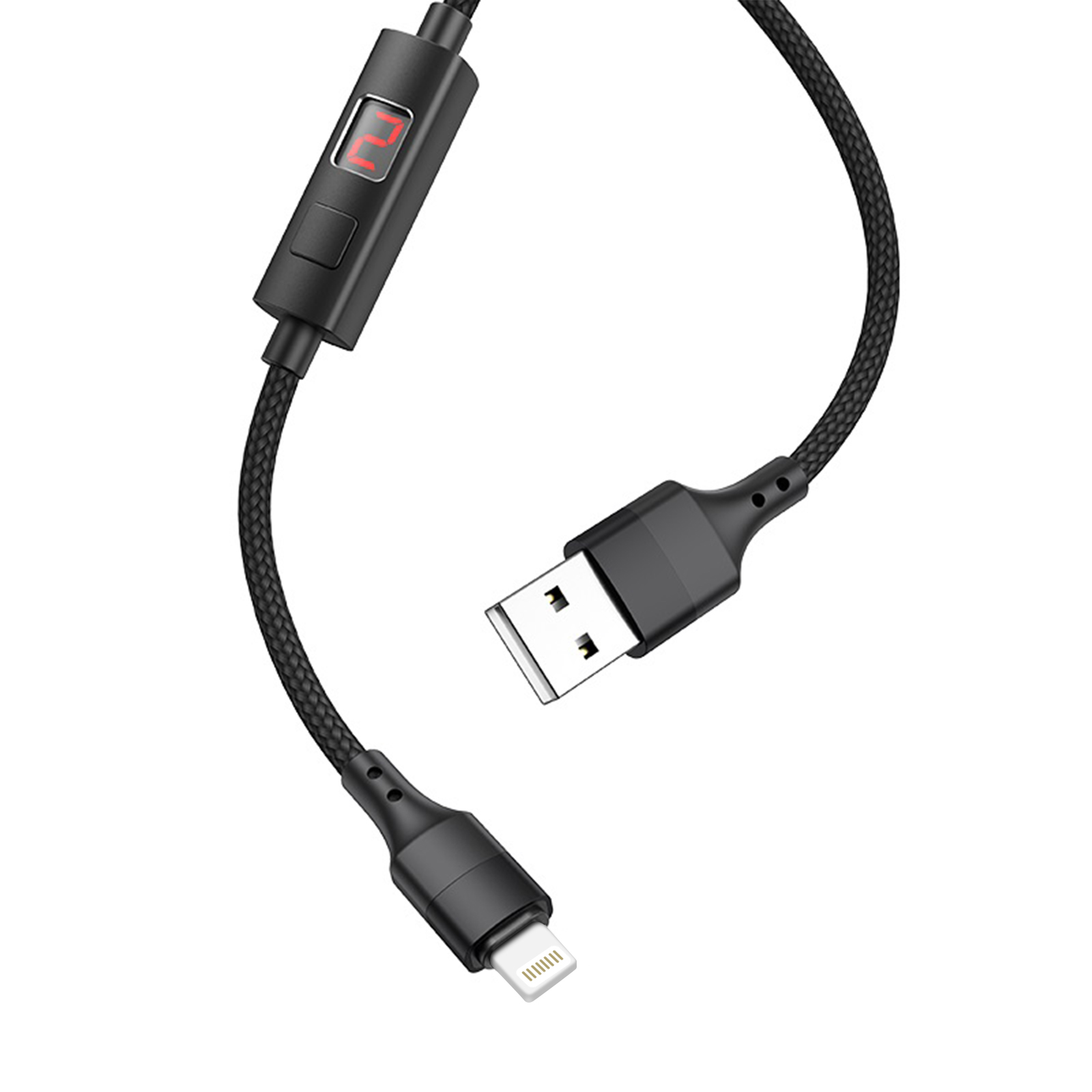 Timer Ladekabel S13 Lightning HOKO mit USB-Kabel