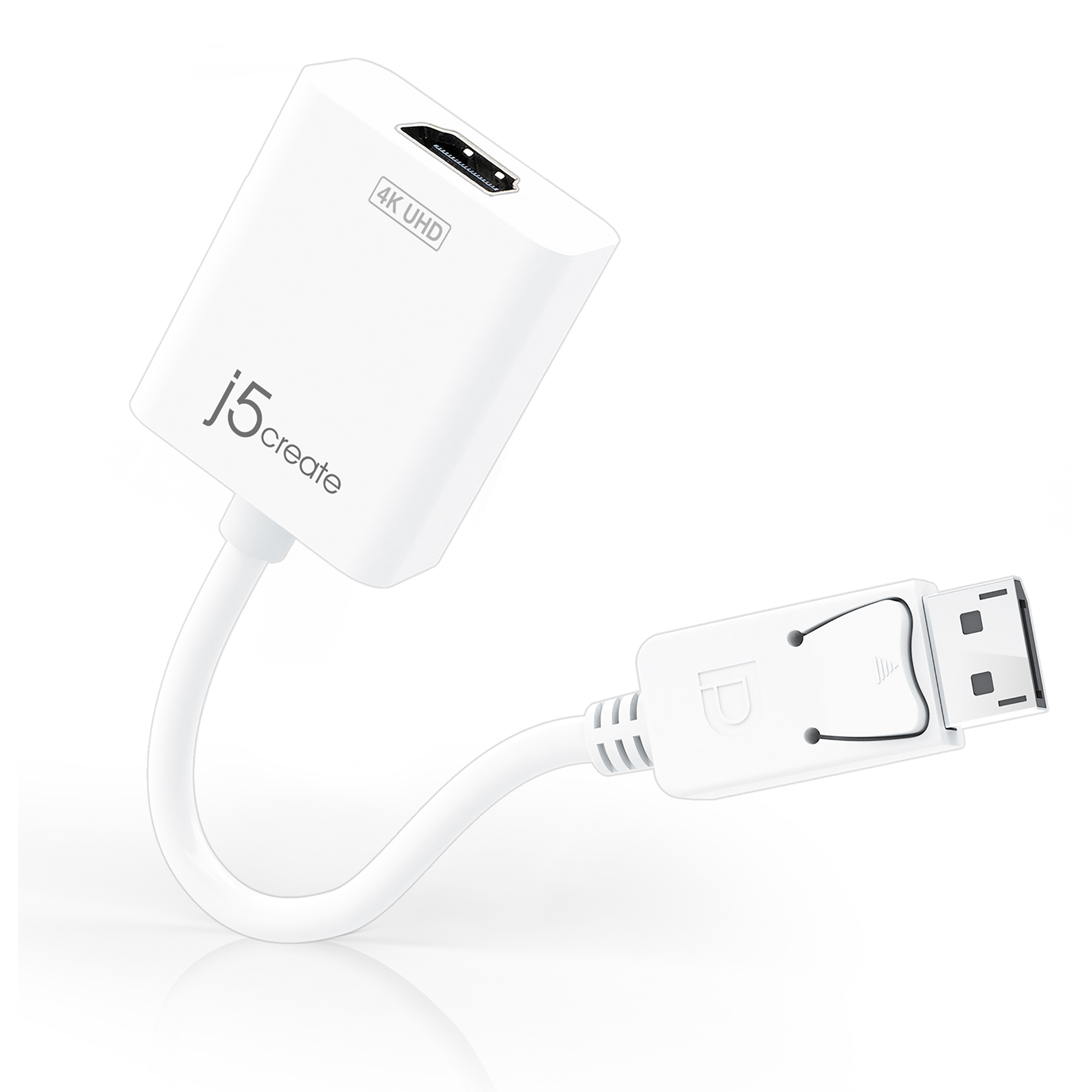 J5CREATE Weiß Display HDMI Port Adapter, 4K zu JDA158-N