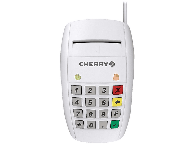 CHERRY Smart Terminal ST-2100 Kartenlesegerät, weiß Standard gainsboro