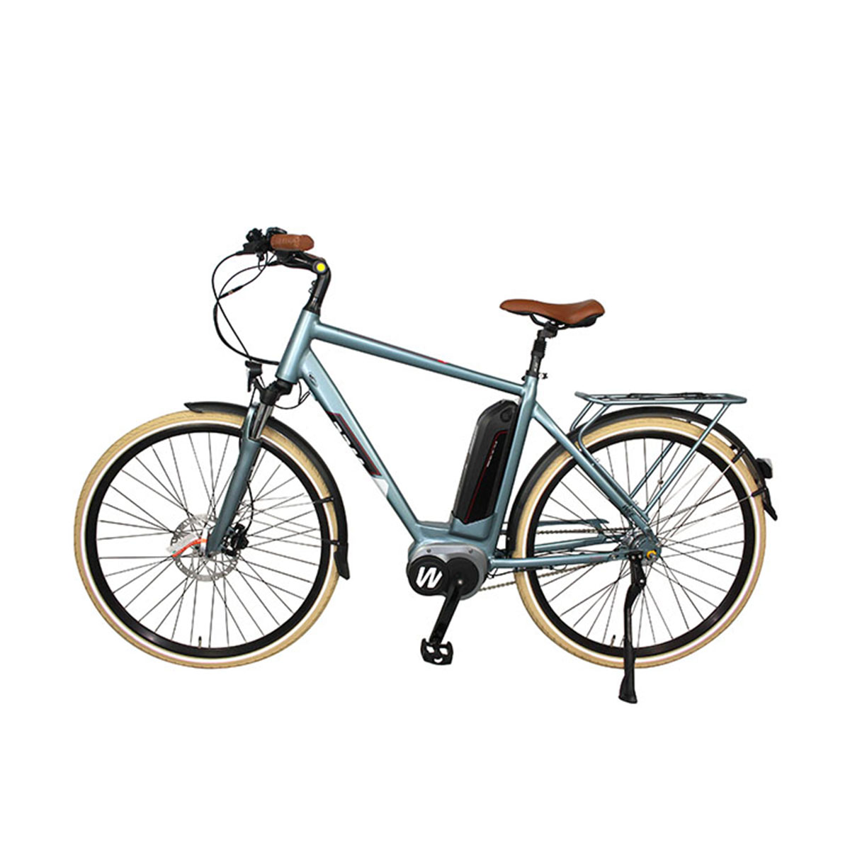 LINGDA E-Bike 28 Zoll, (Laufradgröße: Weiss) Damenrad blaues 250W Unisex-Rad,