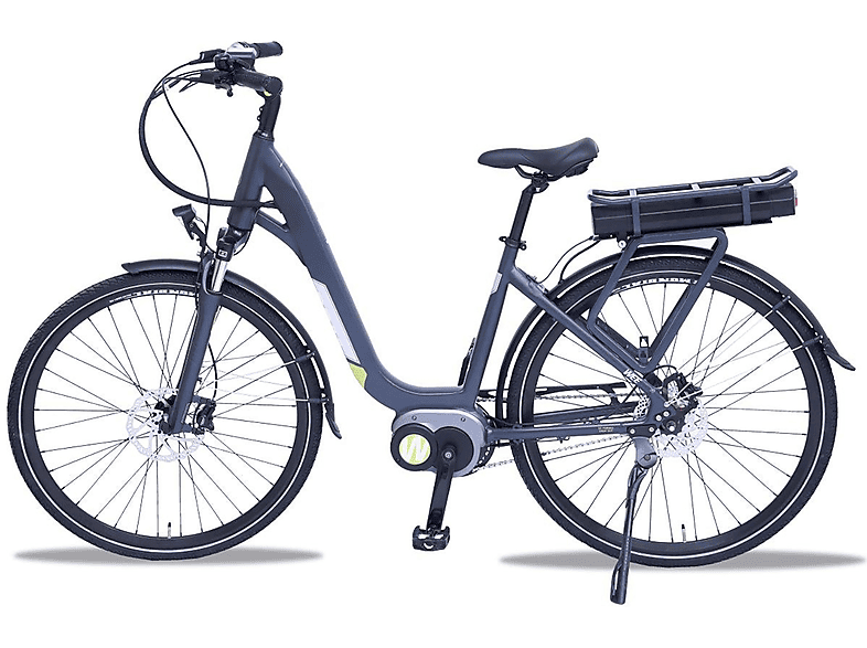 LINGDA E-Citybike-250w (Laufradgröße: 28 Citybike Unisex-Rad, blau) Zoll