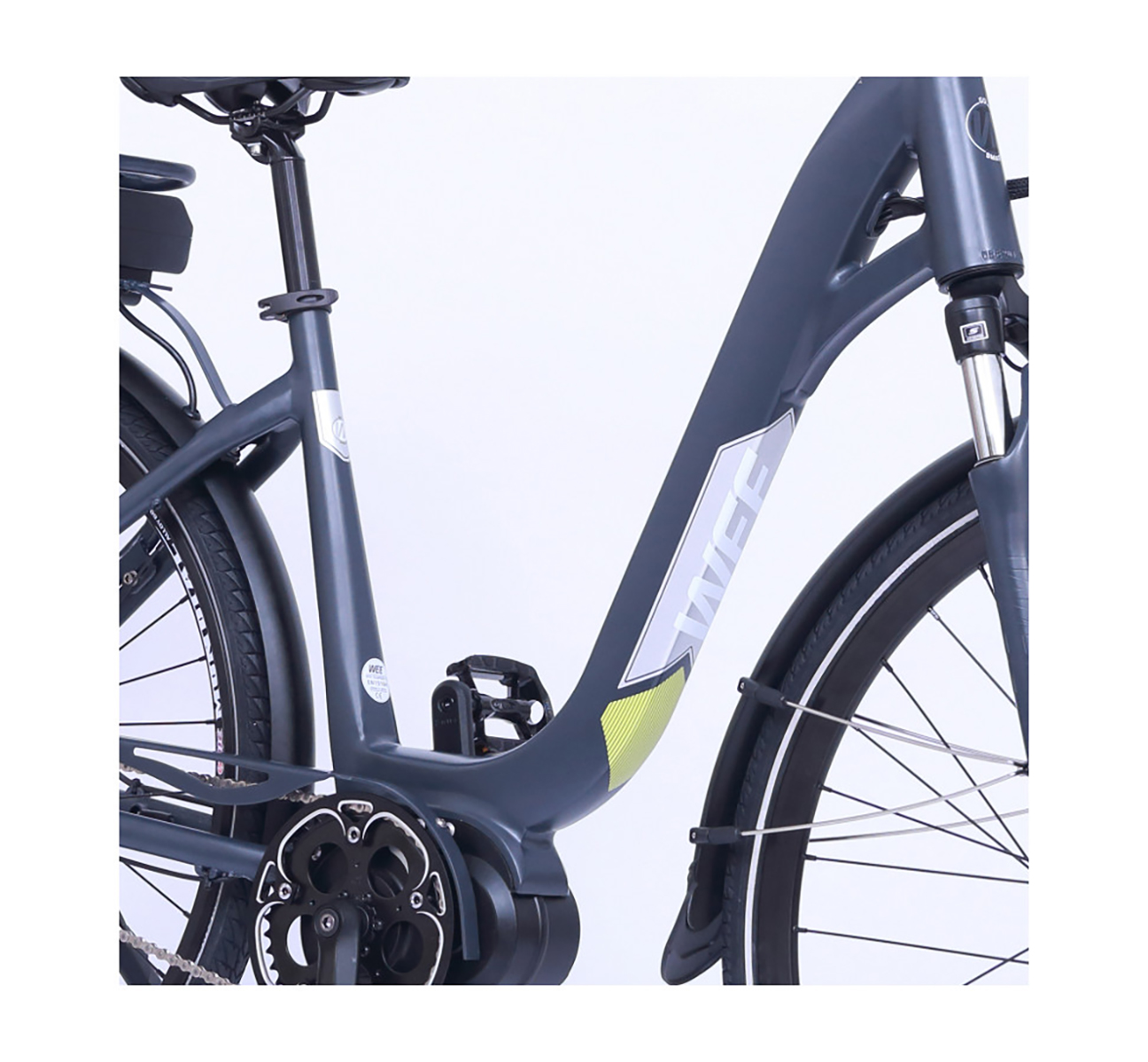 LINGDA 250W Unisex-Rad, elektrische Citybike blau) 28 Zoll, Fahrrad-LED-Beleuchtung (Laufradgröße