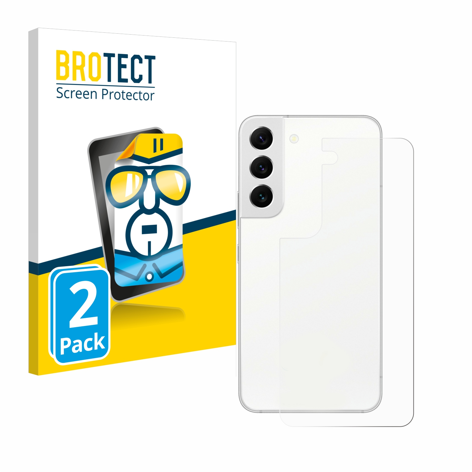 5G) klare Galaxy Schutzfolie(für Samsung 2x S22 BROTECT