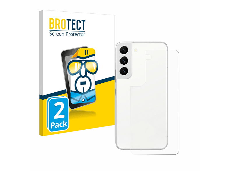 BROTECT 2x Schutzfolie(für S22 5G) Galaxy Samsung klare
