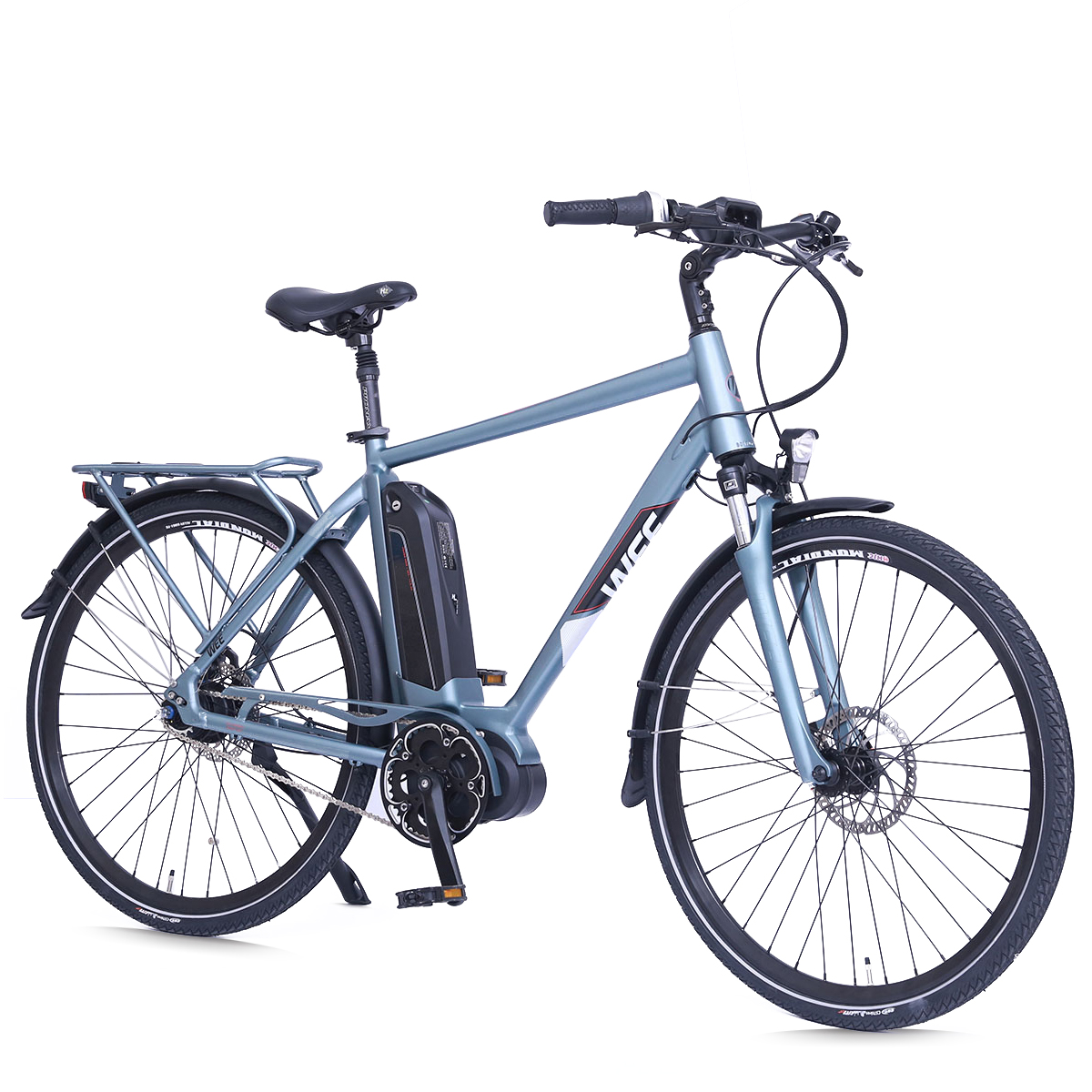LINGDA Elektrofahrrad 250W blaues All Bike (ATB) Zoll, Terrain Unisex-Rad, (Laufradgröße: 28 Schwarz)