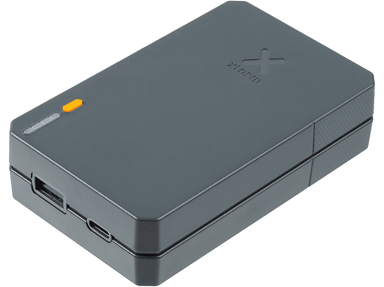XTORM Essential 10.000 mAh, 10.000mAh, 15W, Powerbank USB-C Grau Apple