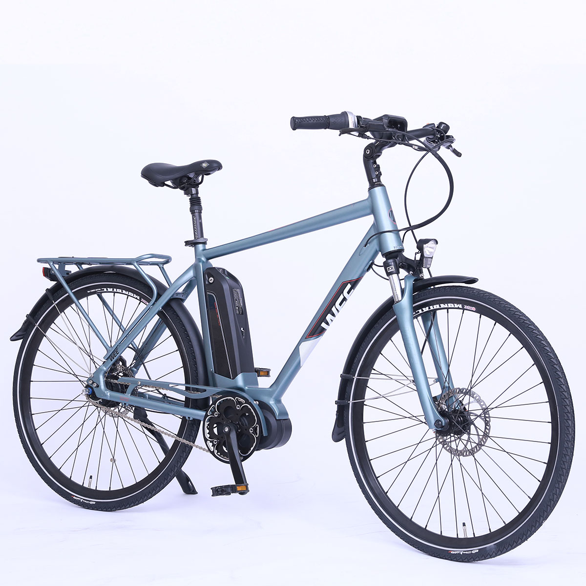 Zoll, (Laufradgröße: 250W Unisex-Rad, All Schwarz) (ATB) LINGDA Terrain blaues 28 Elektrofahrrad Bike