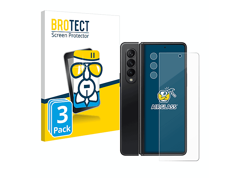 BROTECT 3x Airglass klare Fold Samsung Schutzfolie(für Galaxy 5G) 3 Z
