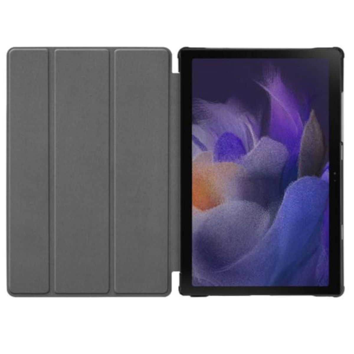 Samsung Cover für UP WIGENTO Full Cover & Kunstleder, 3folt aufstellbar Sleep / Grau Wake Kunststoff / Silikon Tablethülle