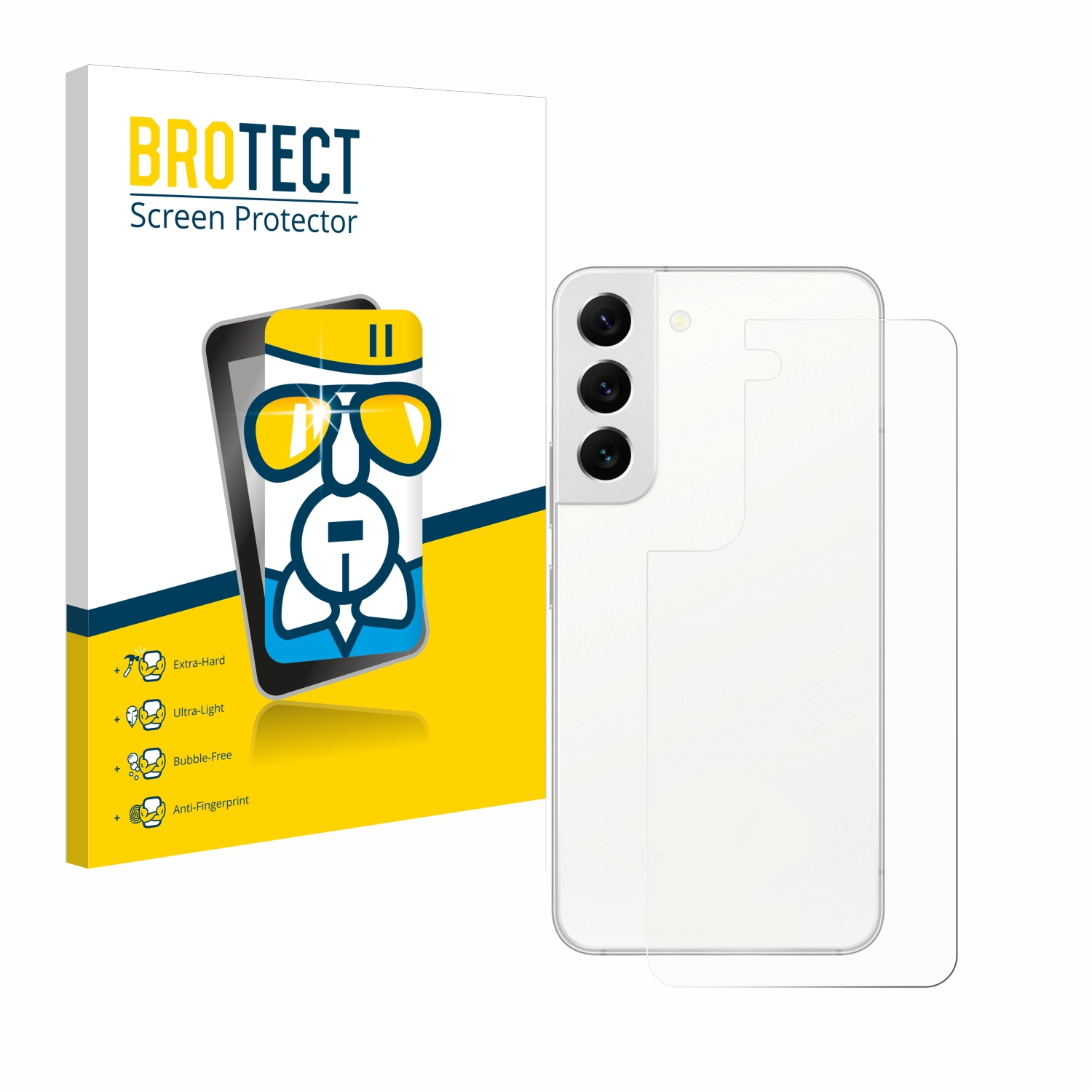 BROTECT Galaxy Airglass S22 Schutzfolie(für Samsung klare 5G)