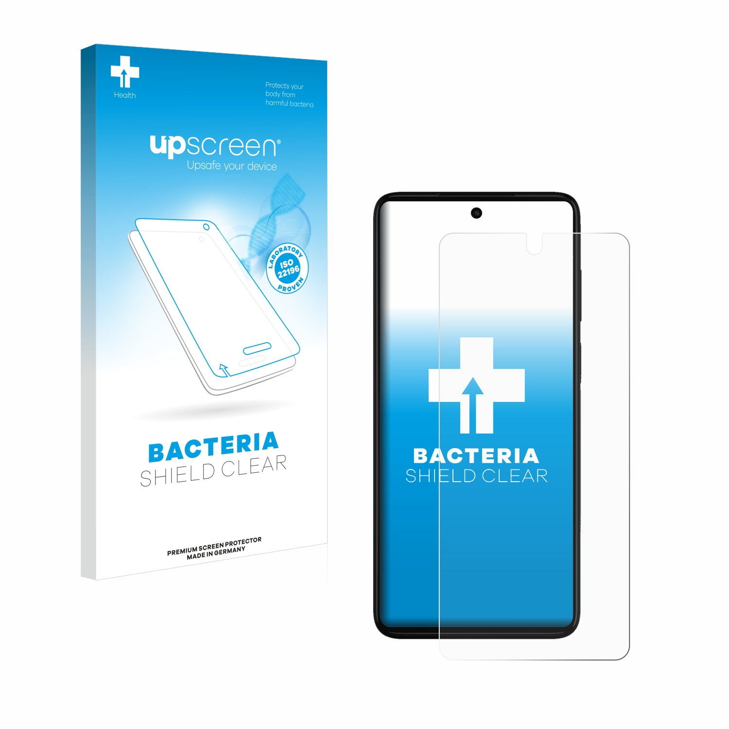 UPSCREEN antibakteriell Motorola Moto klare G52) Schutzfolie(für