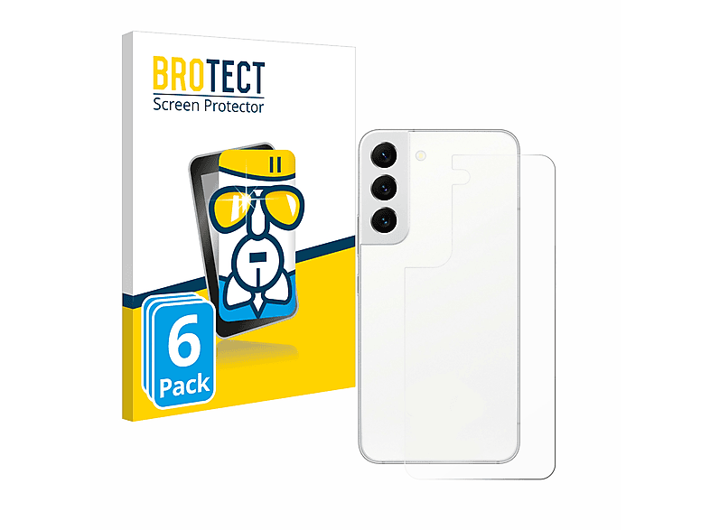 100 % authentisch garantiert! BROTECT 6x Airglass 5G) Samsung Galaxy Schutzfolie(für S22 klare