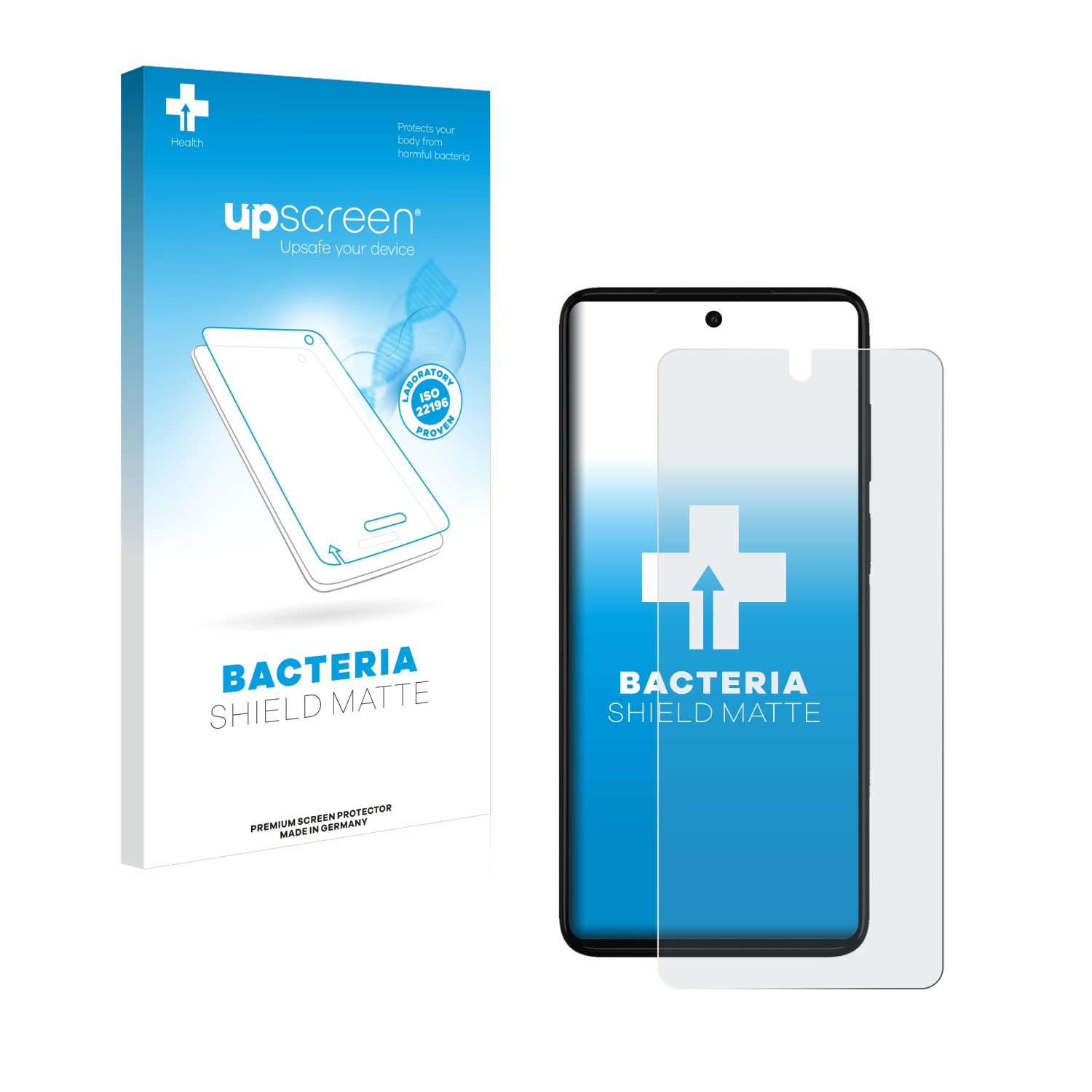 UPSCREEN antibakteriell entspiegelt matte Schutzfolie(für Moto Motorola G52)