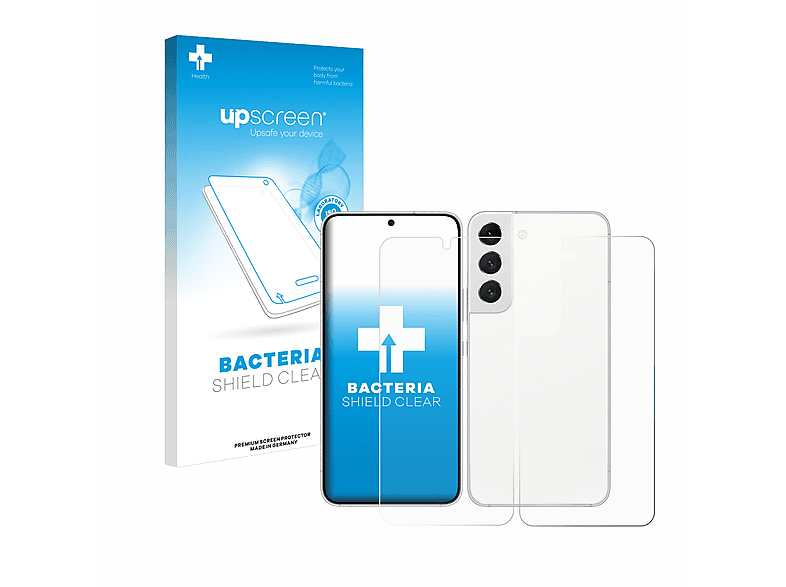 Samsung 5G) Schutzfolie(für S22 Galaxy UPSCREEN antibakteriell klare