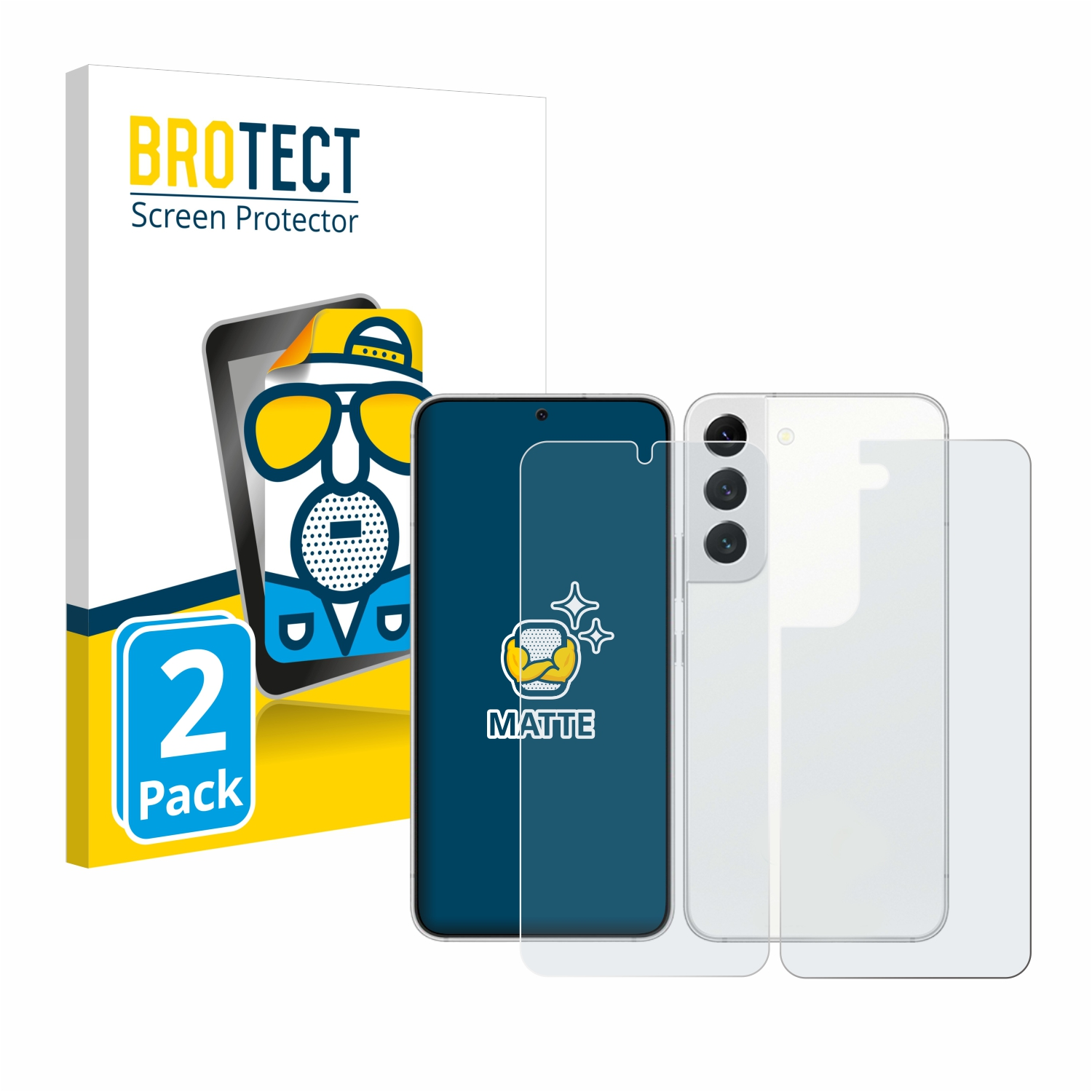 S22 BROTECT Samsung Schutzfolie(für matte 2x Galaxy 5G)