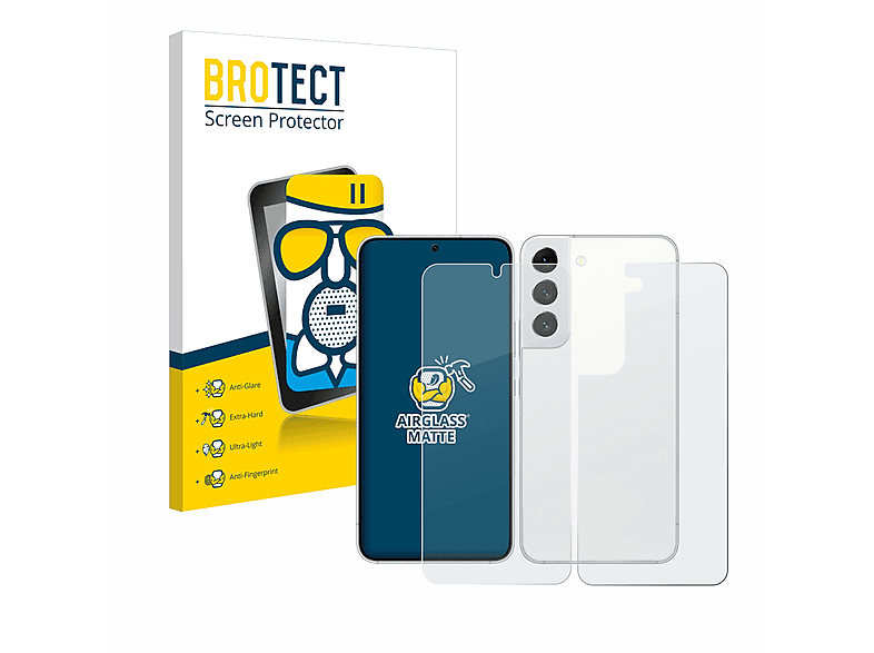 BROTECT Airglass matte Schutzfolie(für Samsung Galaxy S22 5G)