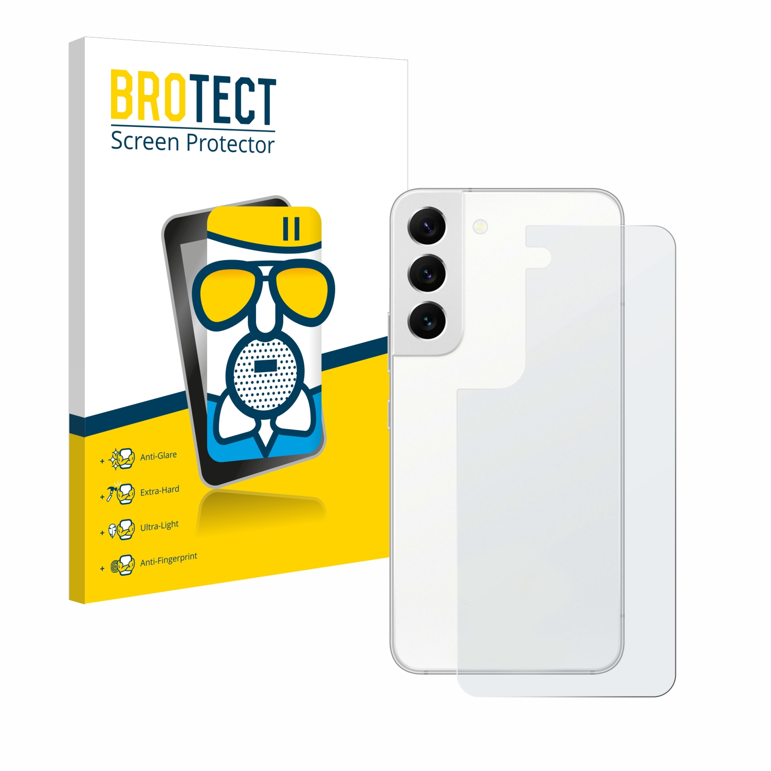 S22 5G) BROTECT Airglass matte Samsung Schutzfolie(für Galaxy