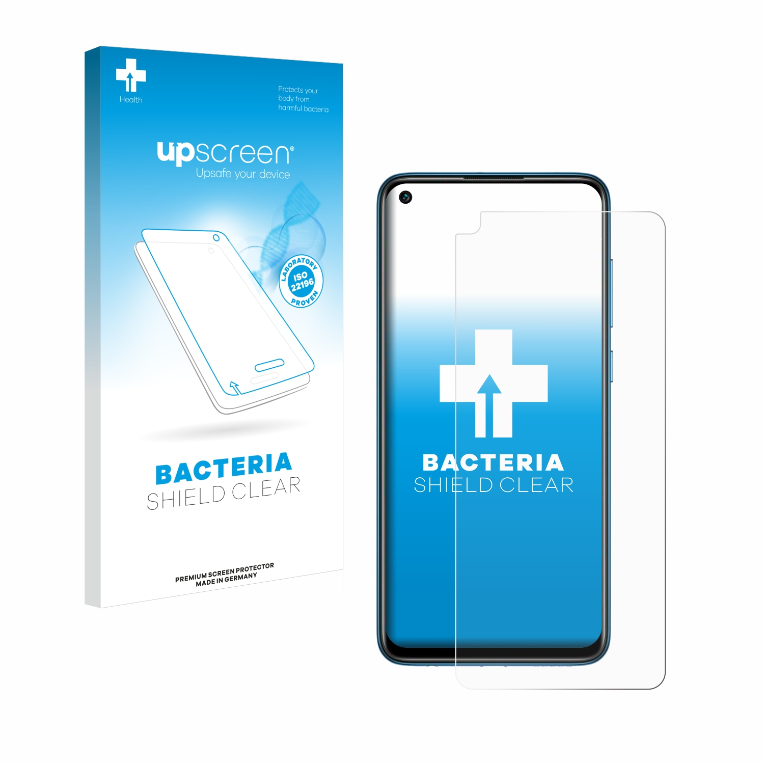 UPSCREEN antibakteriell klare Redmi Note 9) Xiaomi Schutzfolie(für