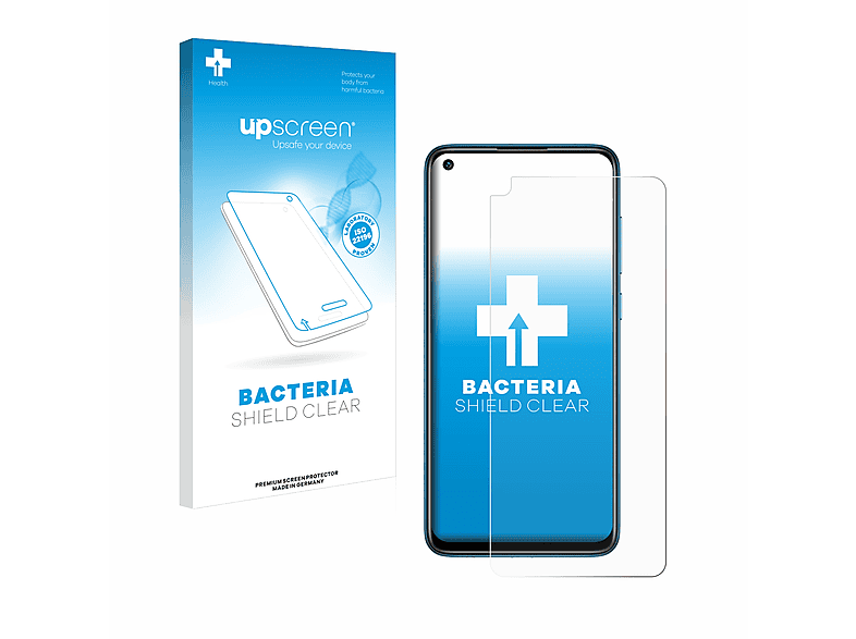 UPSCREEN antibakteriell klare Schutzfolie(für Xiaomi Redmi Note 9)