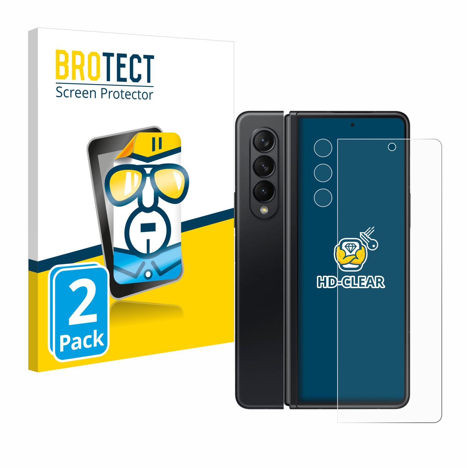Galaxy Schutzfolie(für 5G) Z Fold klare 2x 3 Samsung BROTECT