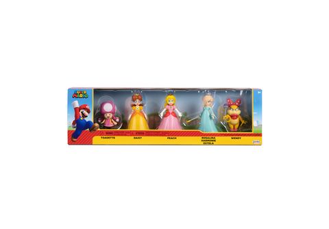 SUPER MARIO Nintendo Super Mario Figuren Peach & Friends Set 5er Pack, 6,5  cm Spielfigur mehrfarbig