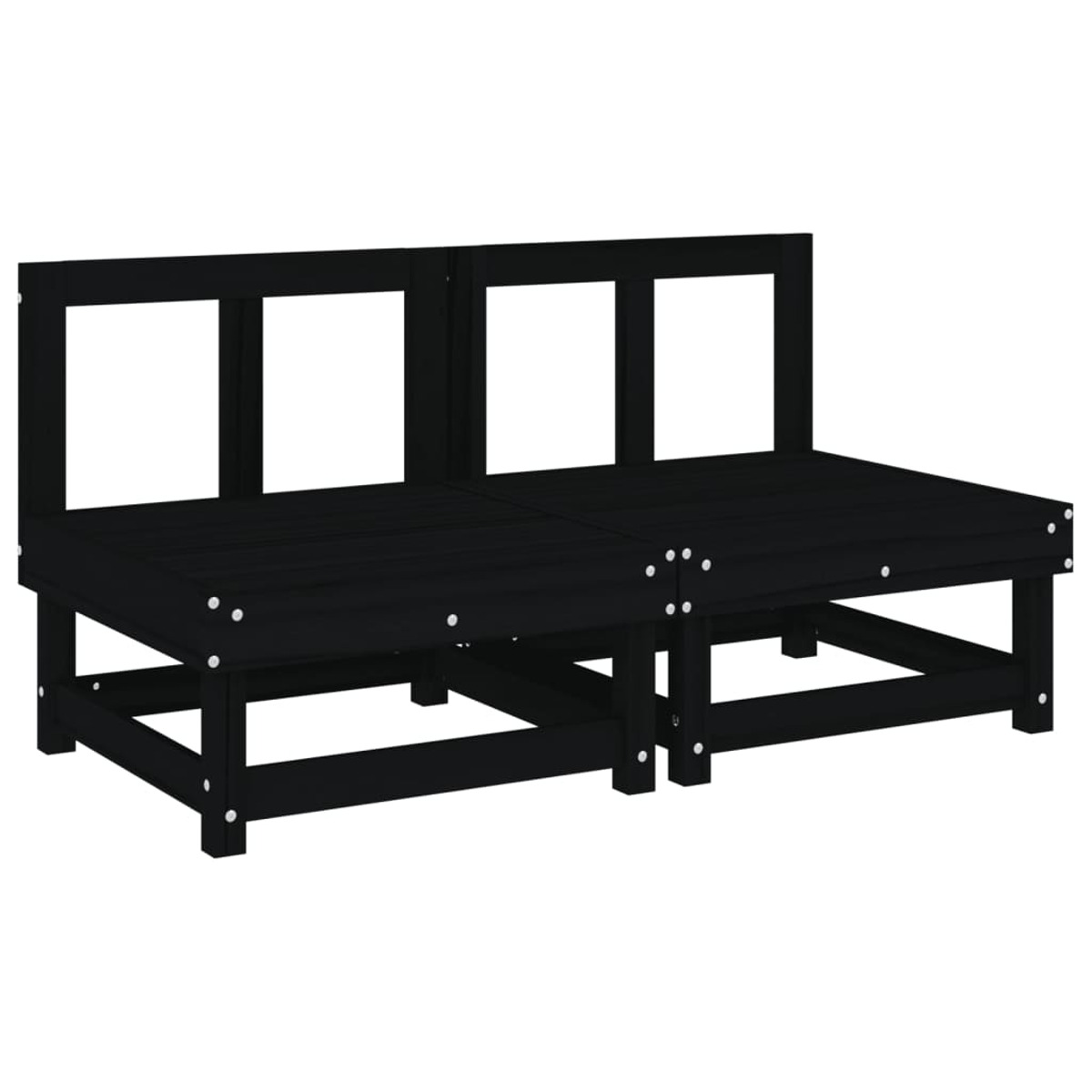 VIDAXL Schwarz 825461 Gartensofa,