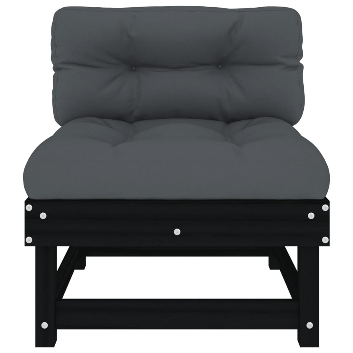 VIDAXL Schwarz 825461 Gartensofa,