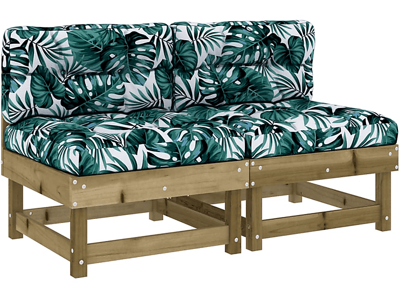 Gartensofa, VIDAXL Braun 825463