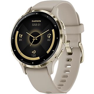 Reloj deportivo  - Venu 3S GARMIN, Oro, 18 mm, 1,2 "