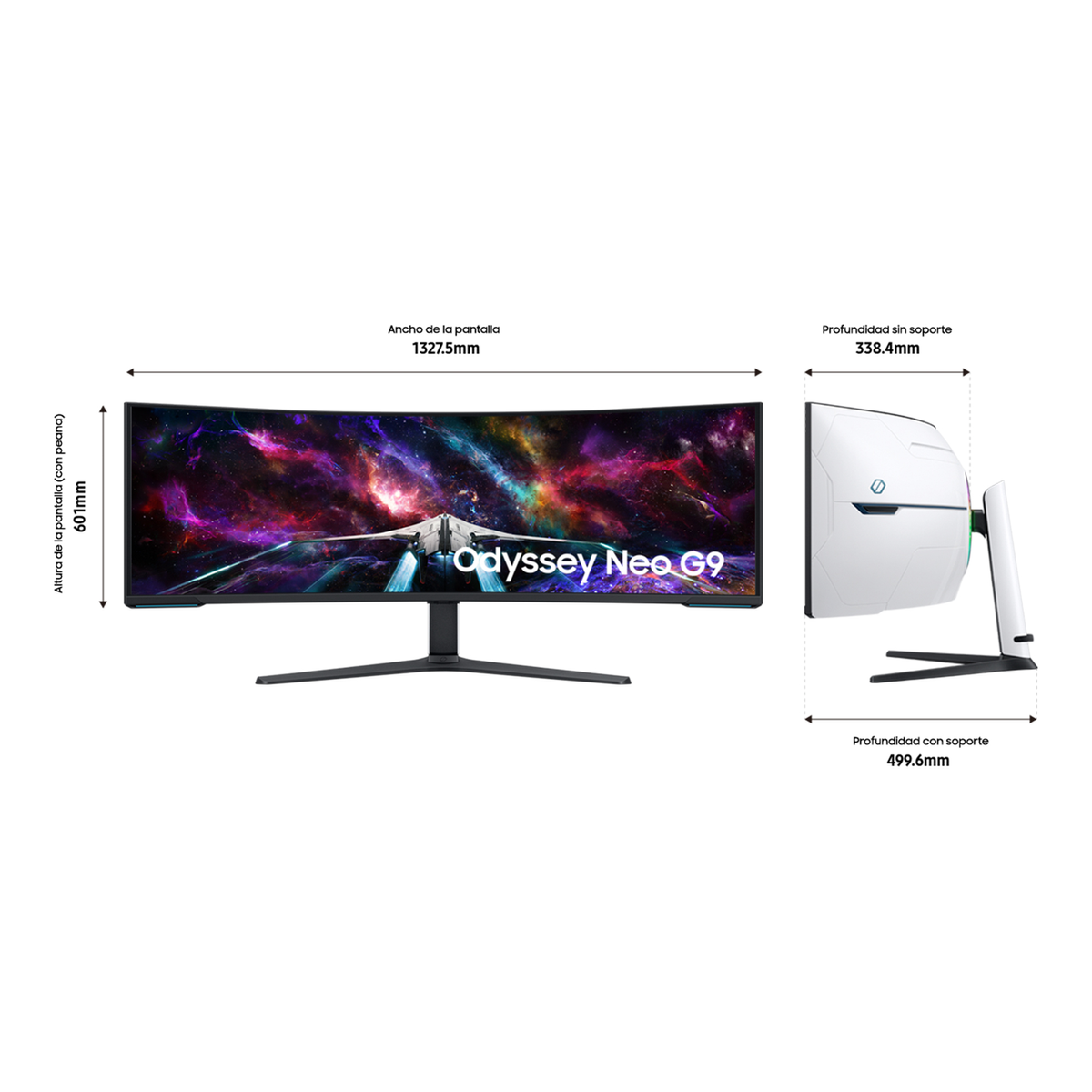 Monitor SAMSUNG Odyssey Neo G9 G95NC Czarny, Biały