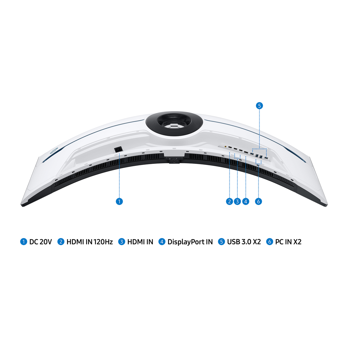 Monitor SAMSUNG Odyssey Neo G9 G95NC Czarny, Biały