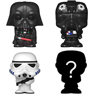 Figura - FUNKO Star Wars: Pack 4 figuras (Darth Vader + TIE Fighter Pilot + Stormtrooper + "Misteriosa")