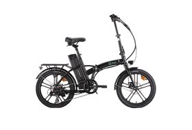 Bicicleta plegable - Moma Bikes Bicicleta Electrica, Plegable,EBIKE-20 .2,  Alu. SHIMANO 7V Bat. Ion Litio 36V 16Ah MOMABIKES, 250 W, 25 km/hkm/h,  Negro